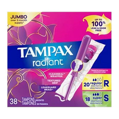 Tampax RADIANT TAMPONS