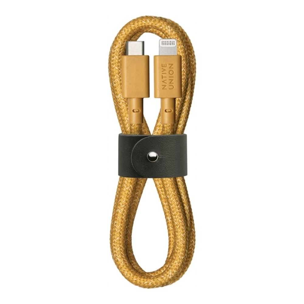 Native Union Belt Cable USB-C to Lightning Cable - Kraft - 1.2m