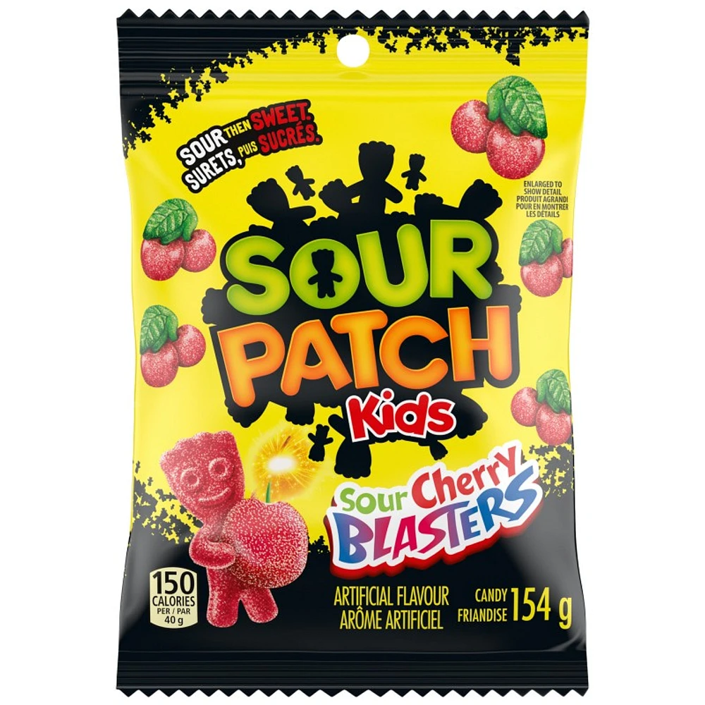 Maynards Sour Patch Kids Candy - Cherry Blasters - 154g