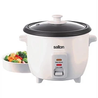 Salton RC2104 Rice Cooker/Steamer - White - RC2104WH