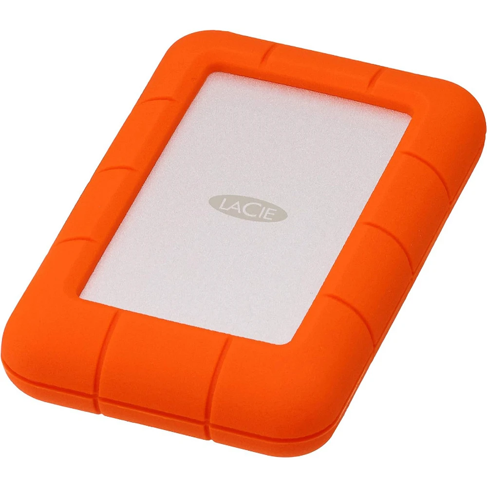 LaCie Rugged 5TB Mini USB 3.0 External Hard Drive - Orange - STJJ5000400