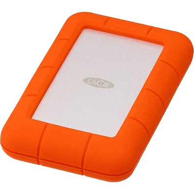 LaCie Rugged 5TB Mini USB 3.0 External Hard Drive - Orange - STJJ5000400