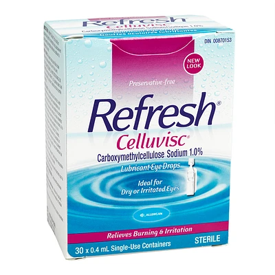 Refresh Celluvisc Eye Drops - 30 x 0.4ml