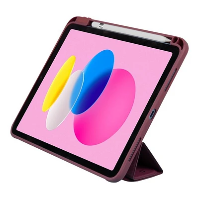 LOGiiX Origami+ Case for Apple iPad 10.9-inch - Burgundy