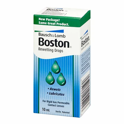 Bausch + Lomb Boston Contact Lens Rewetting Drops - 10ml