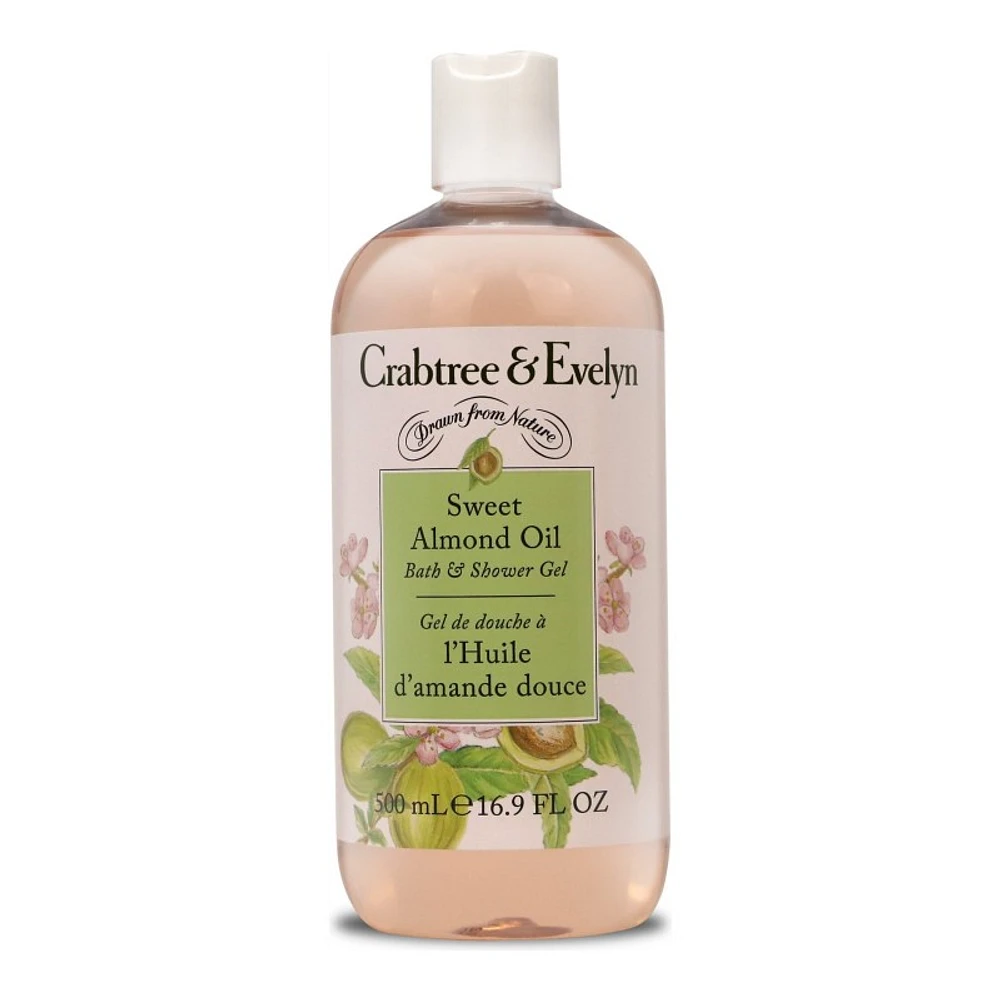 Crabtree & Evelyn Bath & Shower Gel - Sweet Almond Oil - 500ml