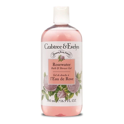 Crabtree & Evelyn Bath & Shower Gel - Rosewater - 500ml