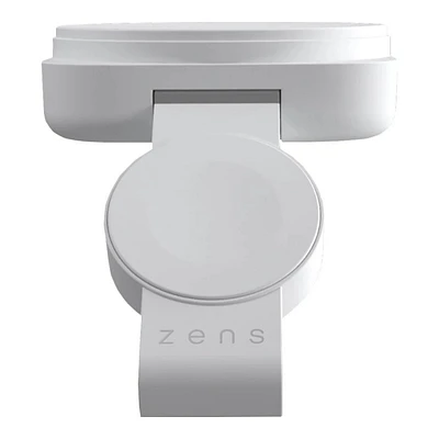 ZENS 2-in-1 Wireless Charging Pad - White - ZEDC24W/00