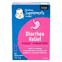 GERBER Supplements for Baby Diarrhea Relief Powder Sachets - 14's