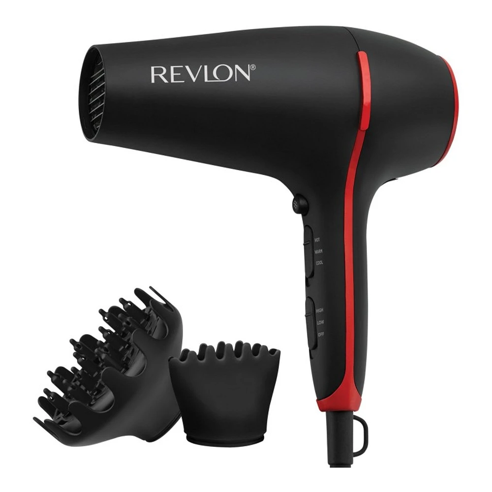 Revlon Smoothstay Hairdryer - Red/Black - RVDR5317F