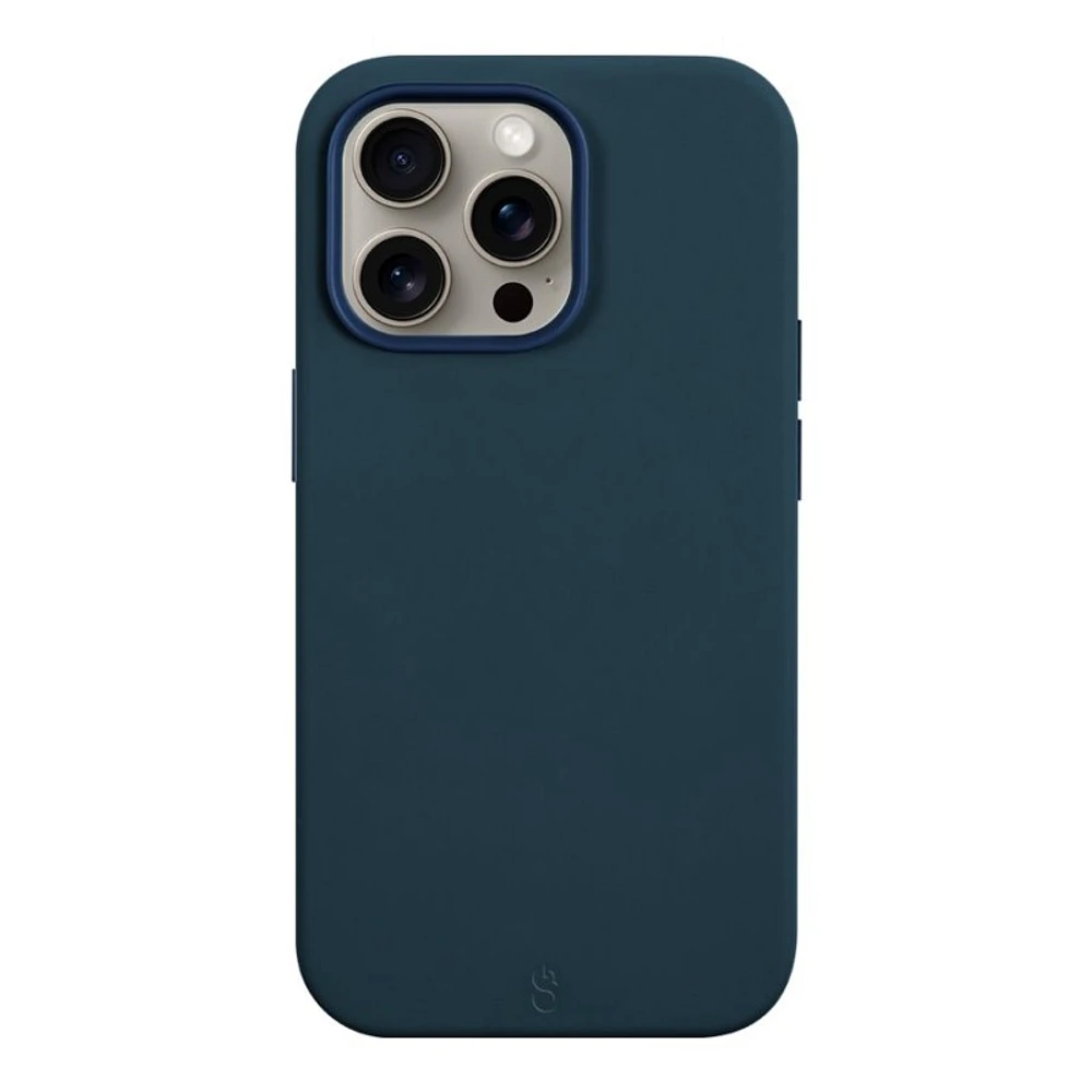 LOGiiX Vibrance Silicone Case for Apple iPhone 15 Pro Max - Petrol Blue