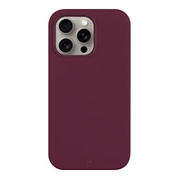 LOGiiX Vibrance Silicone Back Cover for iPhone 15 Pro - Burgundy