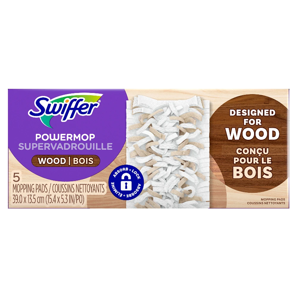 Swiffer Powermop Wood Mopping Pads