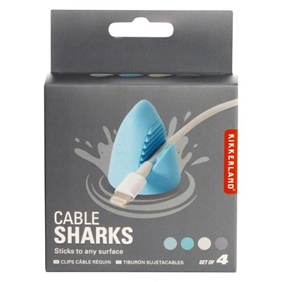 Kikkerland Cable Shark - 4 piece