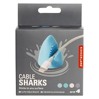 Kikkerland Cable Shark - 4 piece