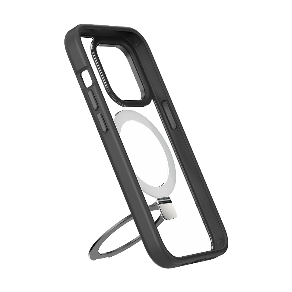 iShieldz Body Guard ImpactMAG Case + Glass Lens Guard for Apple iPhone 15 Pro - Black