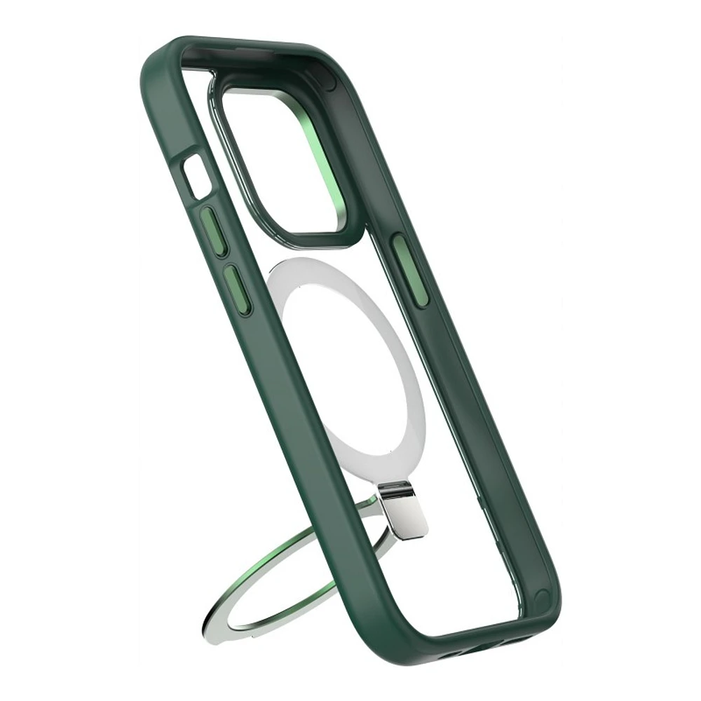 iShieldz Body Guard ImpactMAG Case + Glass Lens Guard for Apple iPhone 15 Pro Max - Green