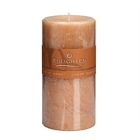 Enlighten Pillar Candle - Jasmine Sandalwood - 3 x 6inch 