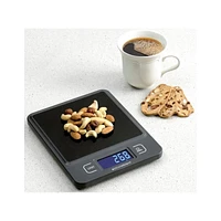 AccuWeight Kitchen Scale - Black Steel - KS4848G