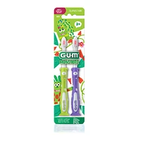 GUM Monsterz Kids Toothbrush - Soft - 2 pack