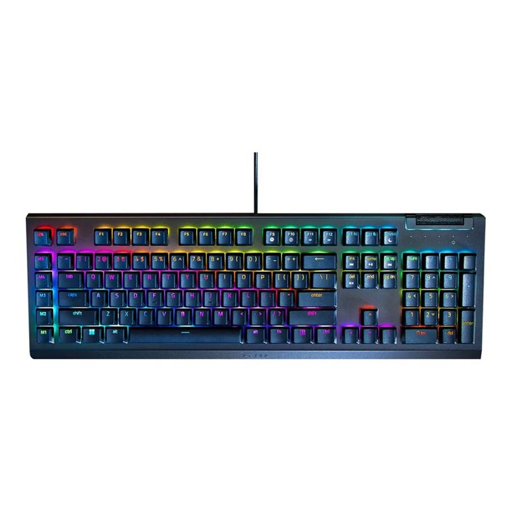 Razer BlackWidow V4 X Mechanical Gaming Keyboard - Razer Green Switch - RZ03-04700200-R3U1