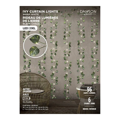 Danson Decor LED String Lights - Ivy Curtain - 96 Lights