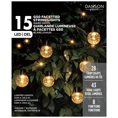 Danson Decor LED Light Chain - 15 Lights