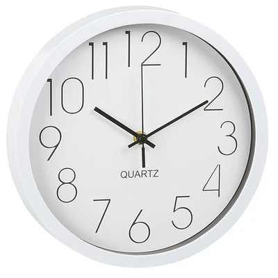 Today by London Drugs Wall Clock - 25.5X4cm - White