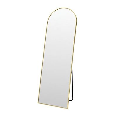 Collection by London Drugs Floor Standing Mirror - Gold - 162X53X3cm