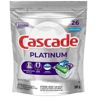 Cascade Platinum Action Pacs Fresh Dishwasher Detergent - 26s