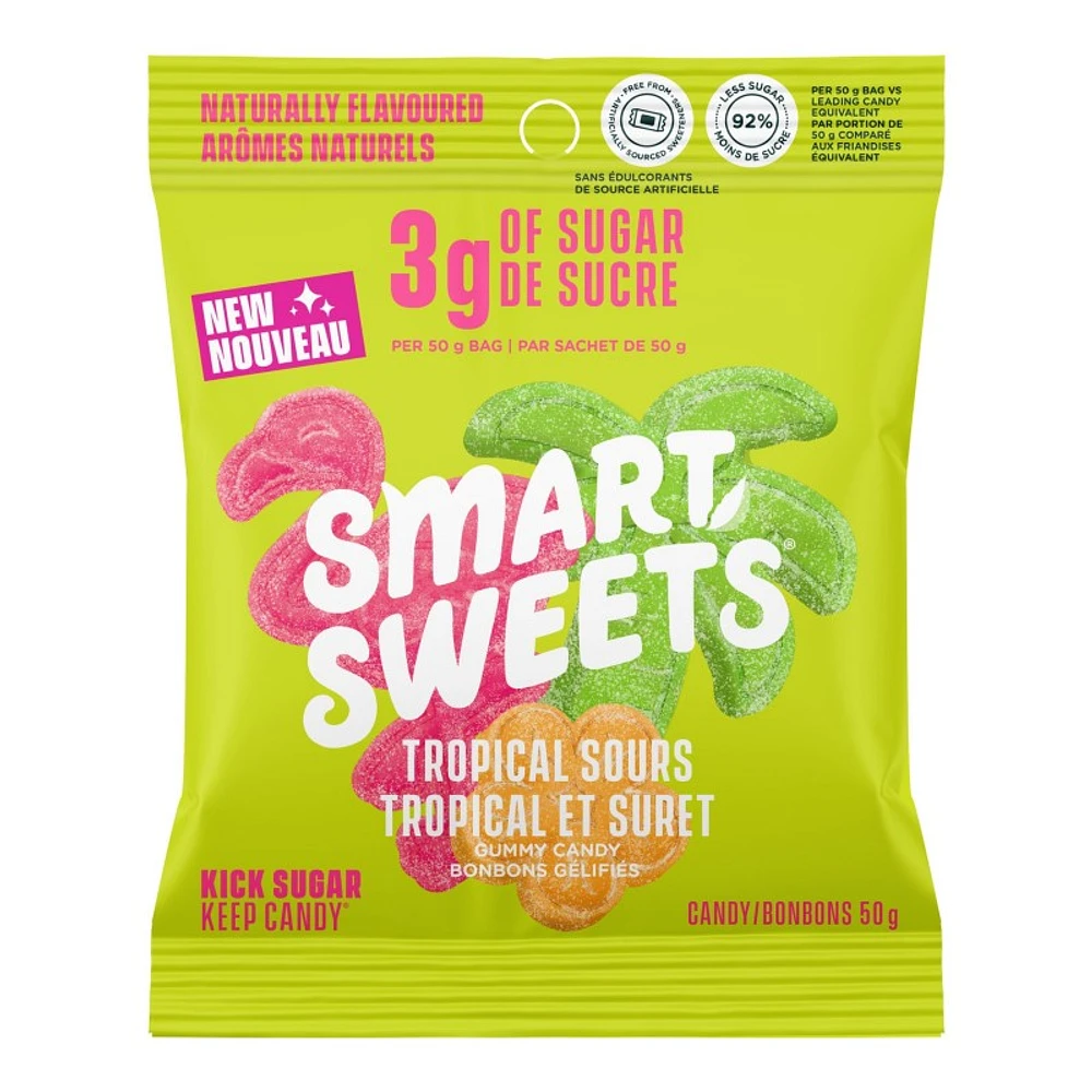 SmartSweets Gummy Candy - Tropical Sours - 50g