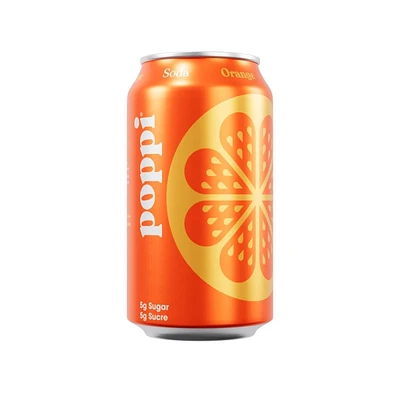 Poppi Prebiotic Soda - Orange - 355ml