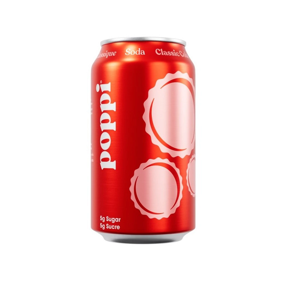 Poppi Prebiotic Soda - Classic Cola - 355ml