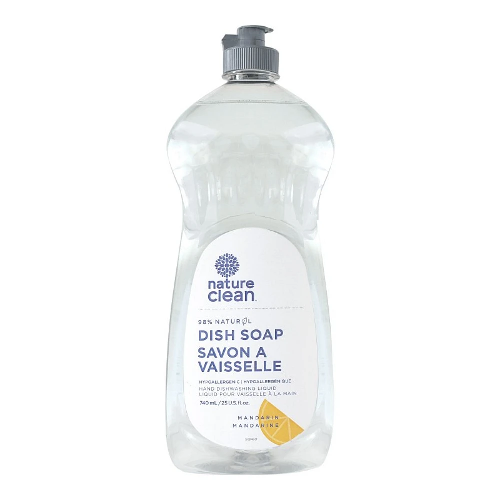 Nature Clean Dish Soap - Mandarin - 740ml