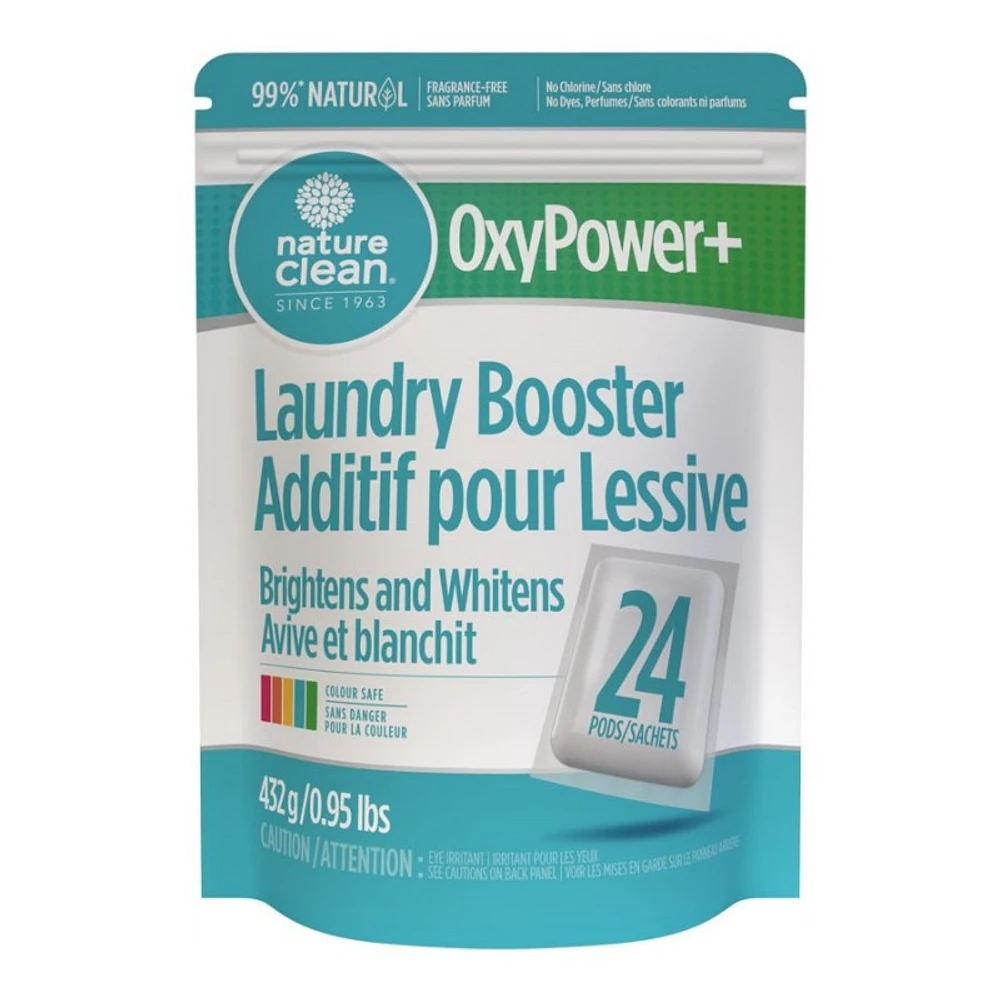 Nature Clean OxyPower+ Laundry Booster Pods - 24's