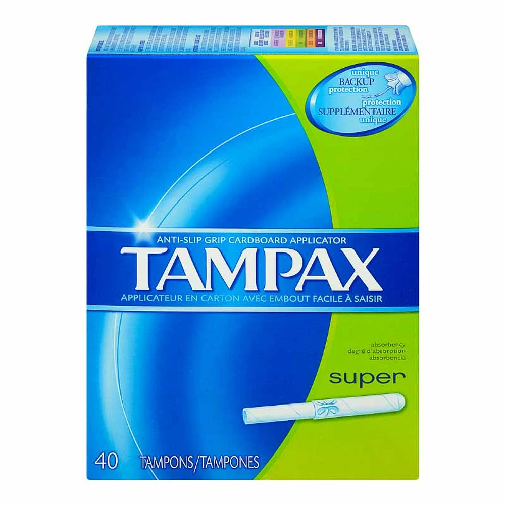 Tampax Tampons - Super - 40s