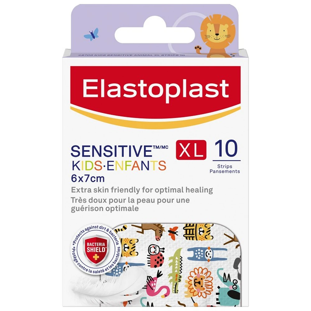 Elastoplast Sensitive Kids Bandages - XL - 10s