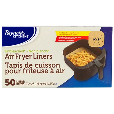 Reynolds Kitchens Air Fryer Liners - 9x9in/50's