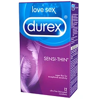 Durex Sensi-Thin Lubricated Condoms - 12s