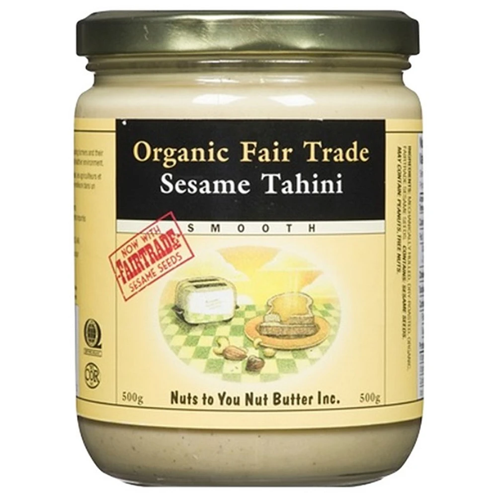 Nuts To You Organic Fair Trade Sesame Tahini Smooth - 500g