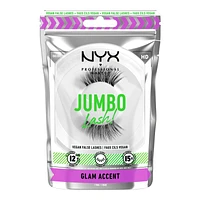 NYX Professional Makeup Jumbo Lash! False Eyelashes - Glam Accent - 1 pair