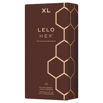 LELO Hex Respect Condoms - XL - 12's