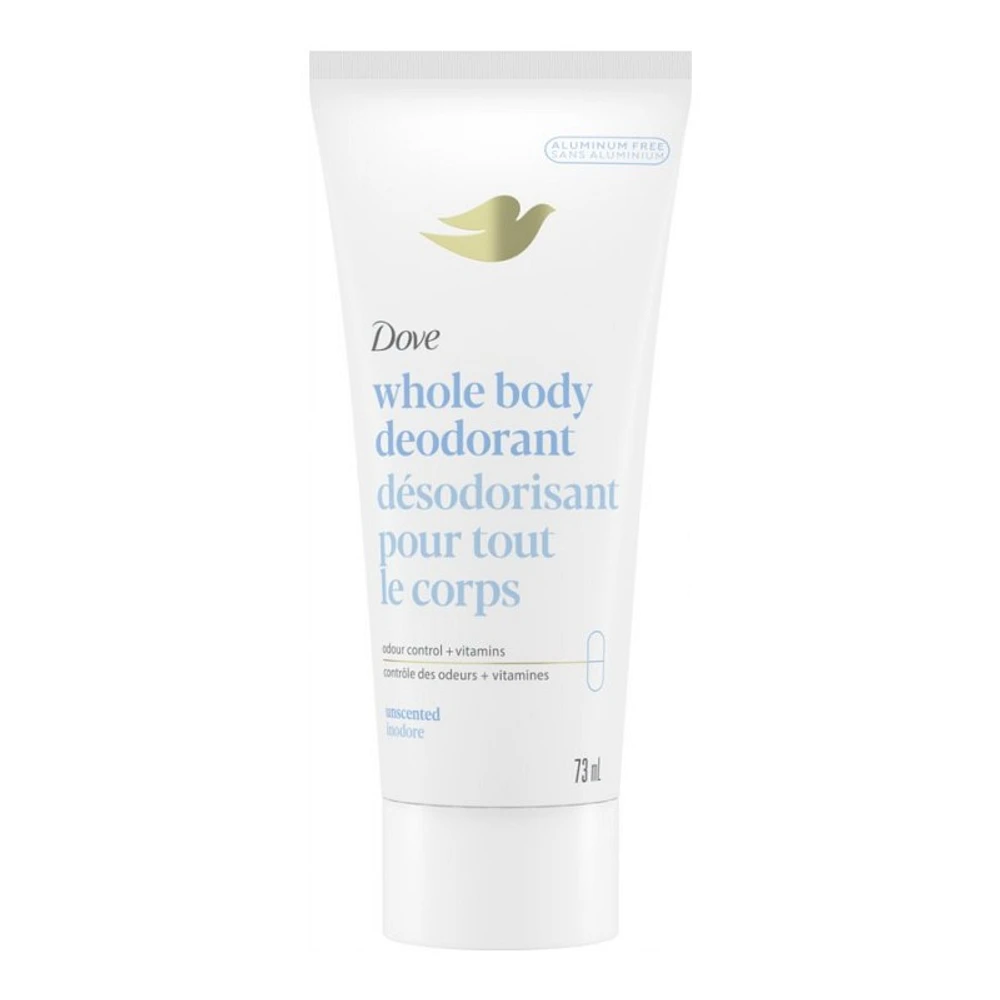 Dove Whole Body Deodorant Cream - Unscented - 73ml