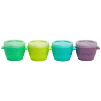 Melii Snap and Go Pods Food Containers - 4x118ml