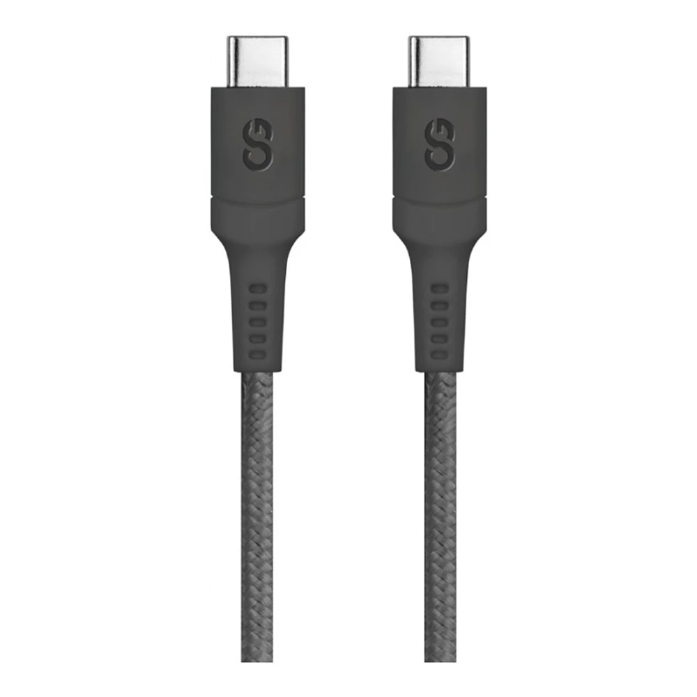 LOGiiX USB-C to USB-C Cable - Black - 1.2m