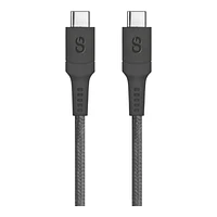 LOGiiX USB-C to USB-C Cable - Black - 1.2m