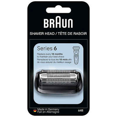Braun Series 6 Electric Shaver Replacement Head - Black