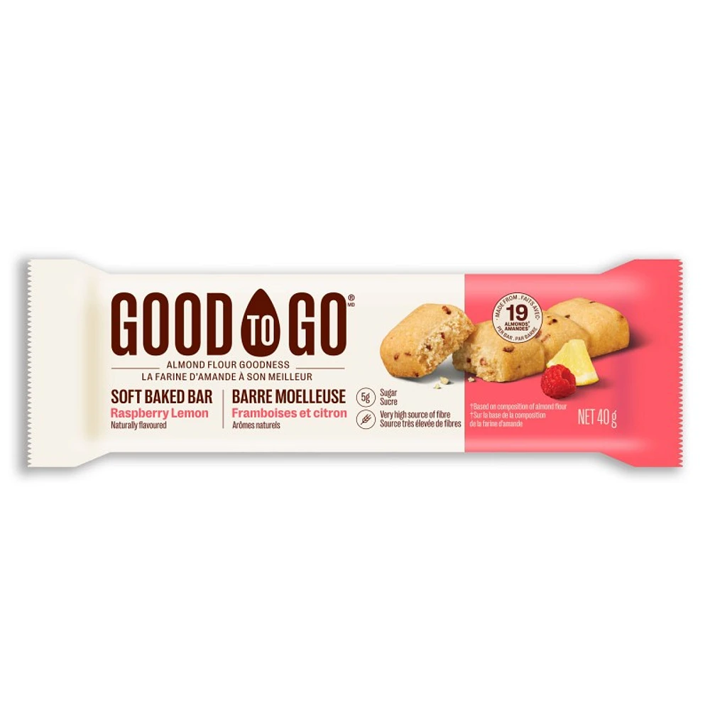 Good to Go Soft Baked Snack Bar - Raspberry Lemon - 40g