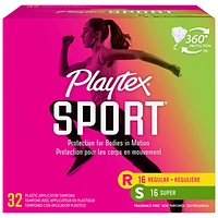 Playtex Sport Tampons - Regular/Super - 32's