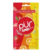 PUR Jumbo Gum - Strawberry, Orange, Banana - 20's